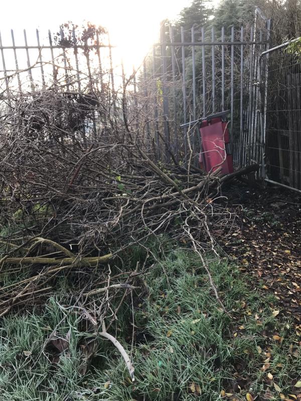 I’ve reported this before but it’s still not resolved. This tree has been cut down and not removed, this is causing the area to be fly-tipped 👎-75 Bonney Road, Leicester, LE3 9NJ