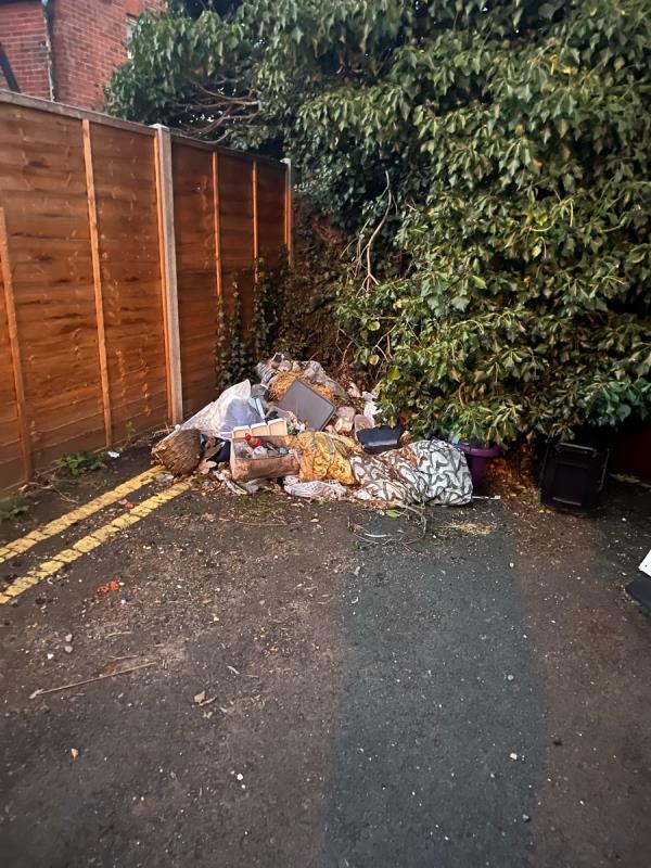 Dumped rubbish -33 Upper Crown Street, RG1 2SS, England, United Kingdom