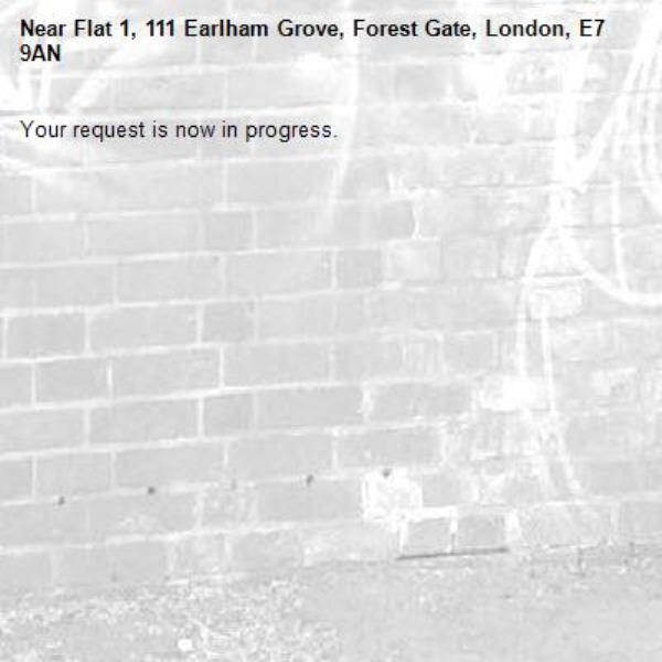 Your request is now in progress.-Flat 1, 111 Earlham Grove, Forest Gate, London, E7 9AN