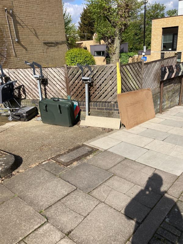 Corner drakefell and kitto roads Flytip. As usual . Pls clear -Fern Court, Drakefell Road, London, SE14 5SN