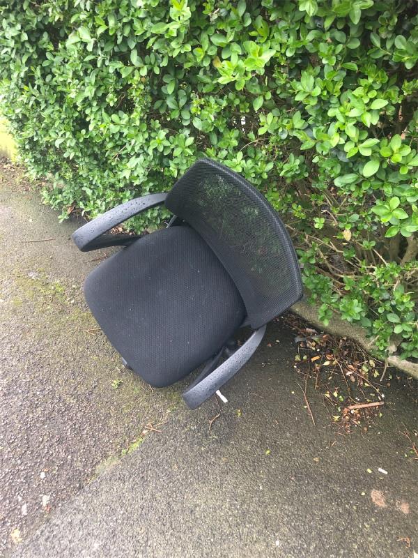 Please clear an office chair-116 Downham Way, Bromley, BR1 5NU