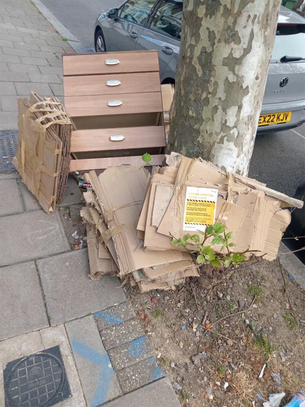 Fly tipping-5 Halley Road, Forest Gate, London, E7 8DS