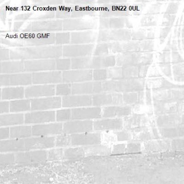 Audi OE60 GMF-132 Croxden Way, Eastbourne, BN22 0UL
