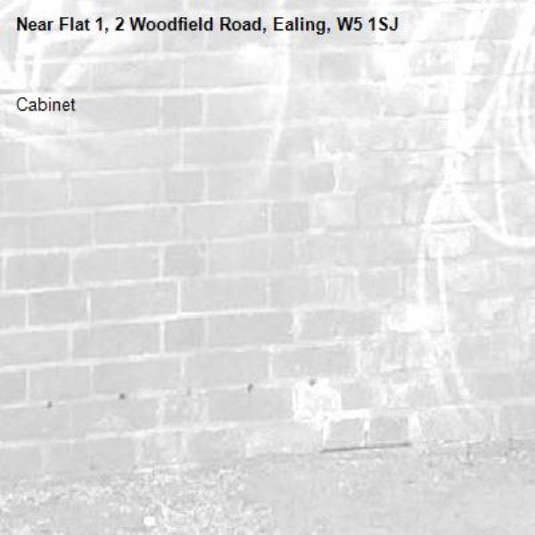 Cabinet -Flat 1, 2 Woodfield Road, Ealing, W5 1SJ