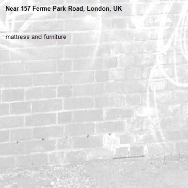 mattress and furniture-157 Ferme Park Road, London, UK