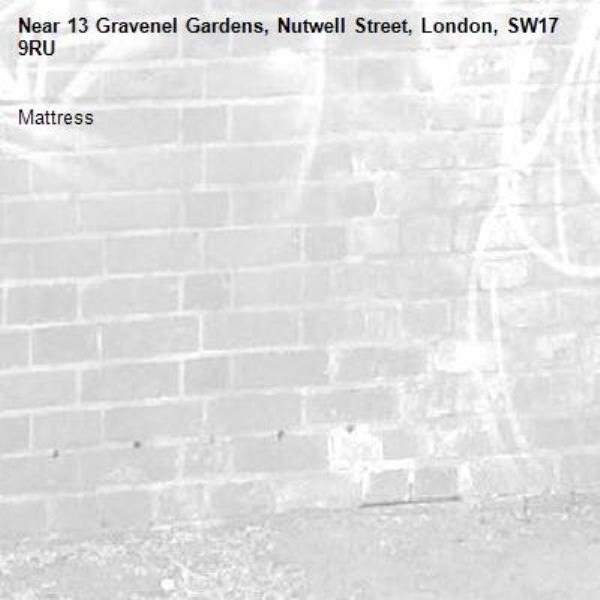 Mattress -13 Gravenel Gardens, Nutwell Street, London, SW17 9RU