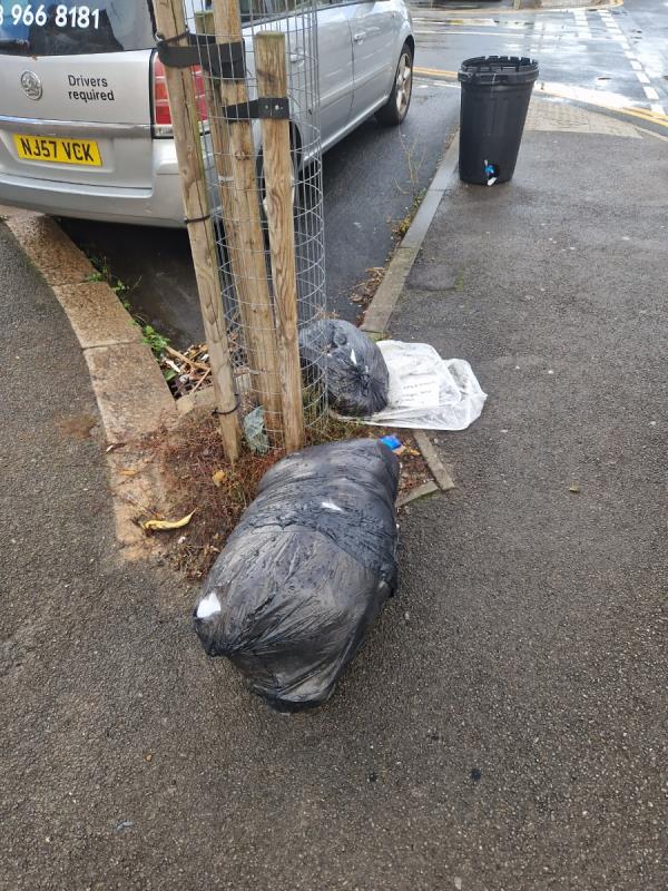 Dumped household waste-110 Liverpool Road, Reading, RG1 3PQ
