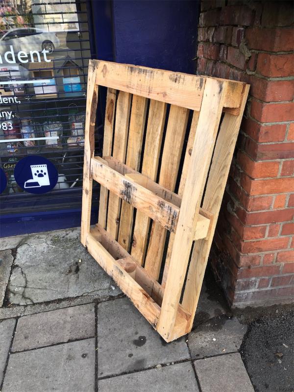 Outside Selectric. Please clear a pallet-Flat 1, 11A, Lee Road, London, SE3 9RQ