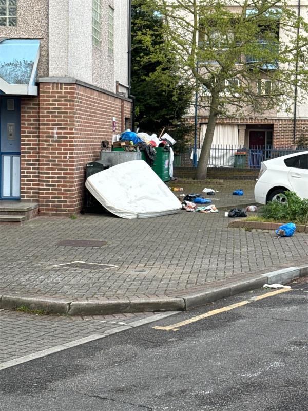 Mattress and rubbish everywhere -44 Gillman Drive, Stratford, London, E15 3JS