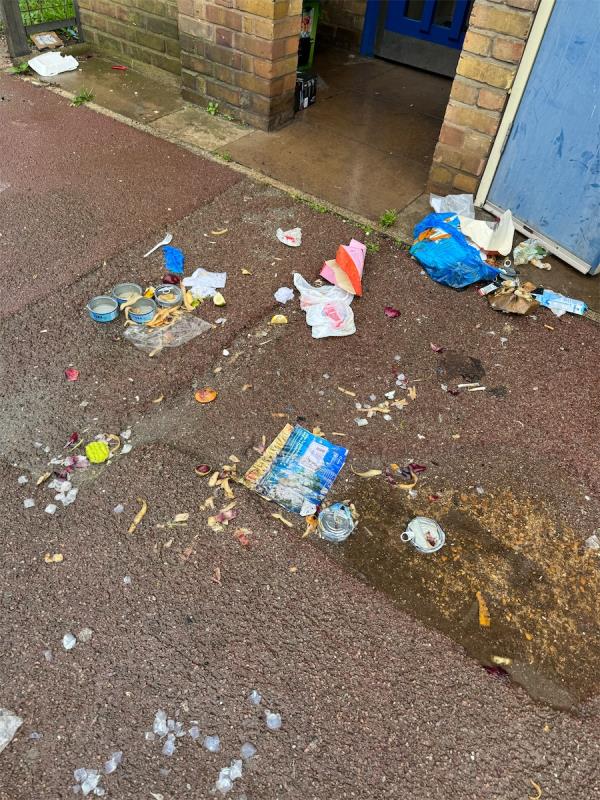 Litter all over the floor-1 Talbot Road, East Ham, London, E6 2RY