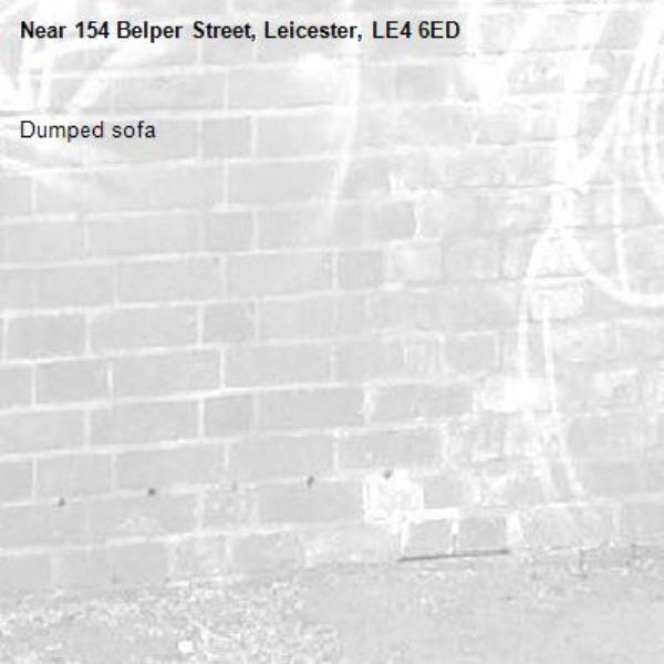 Dumped sofa-154 Belper Street, Leicester, LE4 6ED