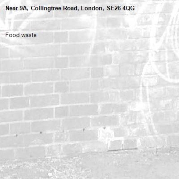 Food waste-9A, Collingtree Road, London, SE26 4QG