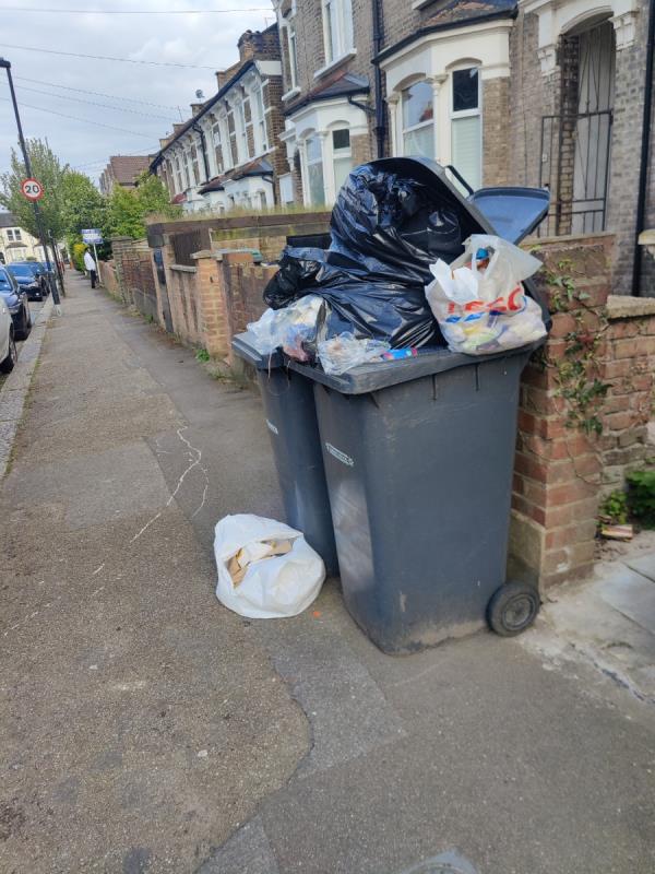Rubbish -1 Colless Road, Tottenham, London, N15 4NR