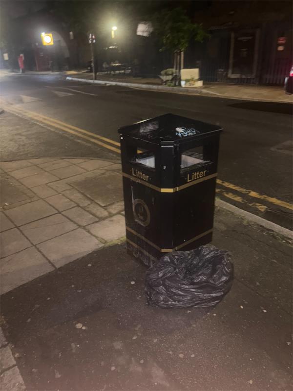 Flytipped domestic waste -Field Community Centre, 147 Station Road, Forest Gate, London, E7 0AE