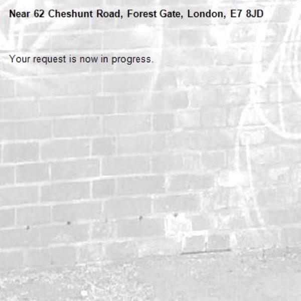 Your request is now in progress.-62 Cheshunt Road, Forest Gate, London, E7 8JD