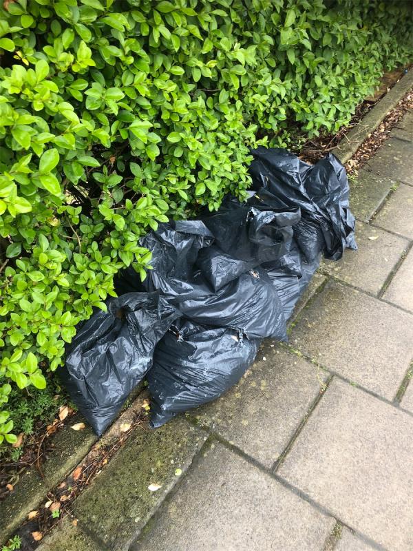 Please clear bags off builders waste-117 Moorside Road, Bromley, BR1 5EP
