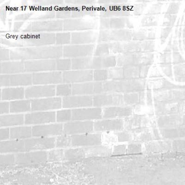 Grey cabinet -17 Welland Gardens, Perivale, UB6 8SZ