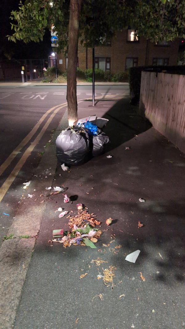 Fly tipping -72 Lawrence Road, East Ham, London, E6 1JW