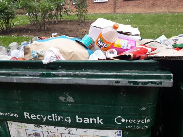 Going into 4th week said bin has not been collected.-15 Shackleton Close, London, SE23 3YW