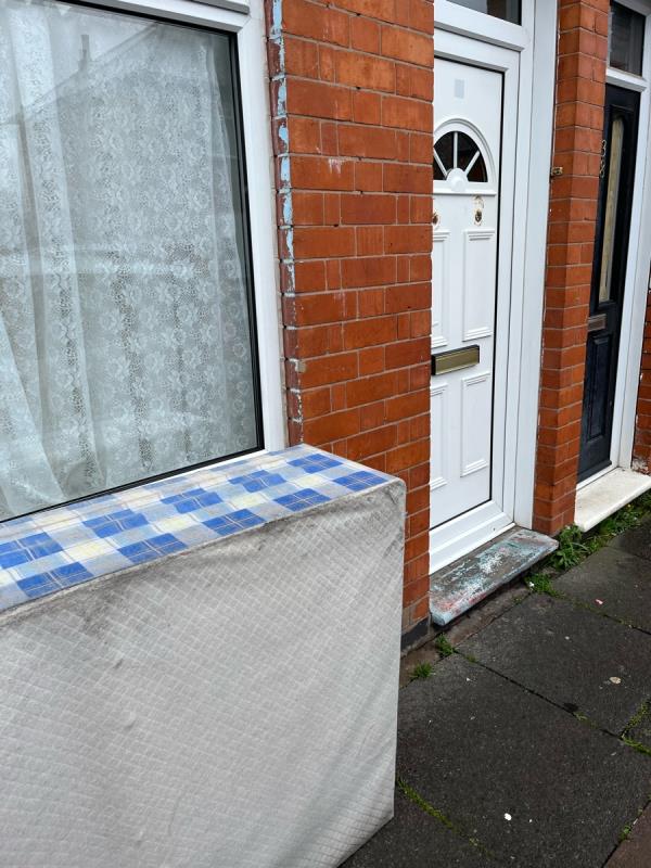 Residents of 36 Kedleston road, constantly dumping unwanted items onto street.-38 Kedleston Road, Leicester, LE5 5HU