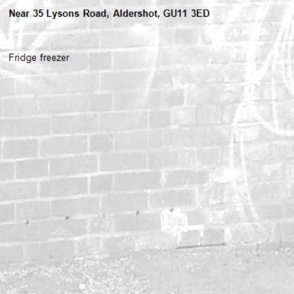 Fridge freezer -35 Lysons Road, Aldershot, GU11 3ED