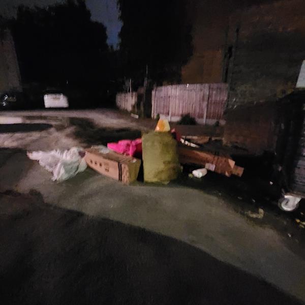 Fly tipping - Fly-tipping Removal-42 Ladysmith Road, Canning Town, London, E16 4NR