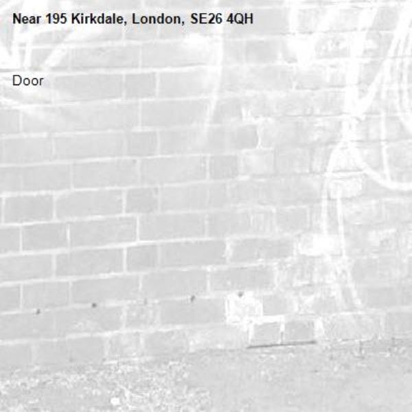 Door-195 Kirkdale, London, SE26 4QH