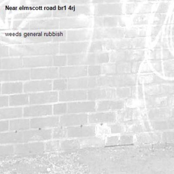 weeds general rubbish-elmscott road br1 4rj