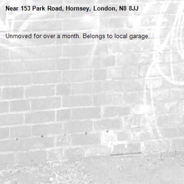 Unmoved for over a month. Belongs to local garage.-153 Park Road, Hornsey, London, N8 8JJ