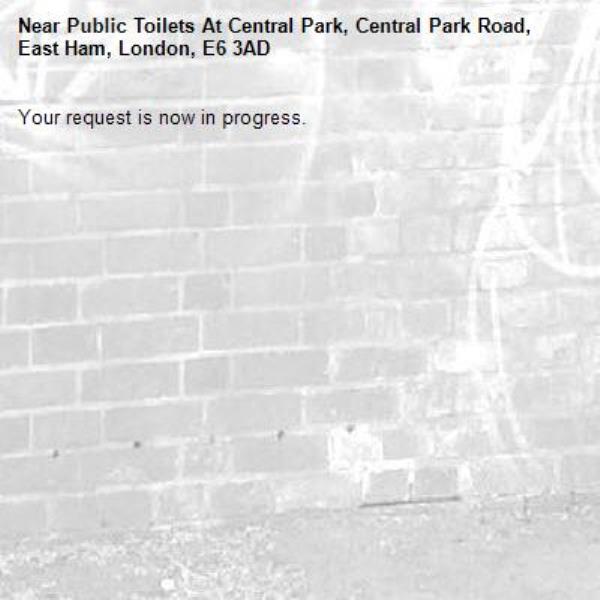 Your request is now in progress.-Public Toilets At Central Park, Central Park Road, East Ham, London, E6 3AD