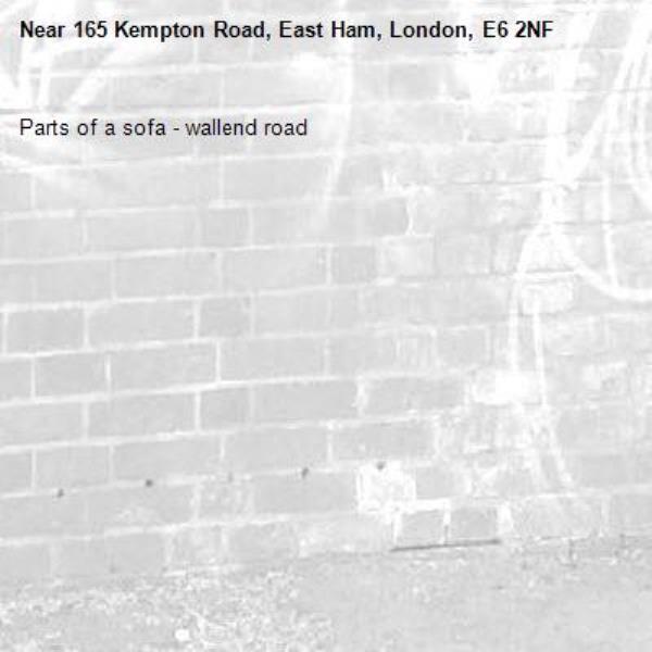 Parts of a sofa - wallend road-165 Kempton Road, East Ham, London, E6 2NF