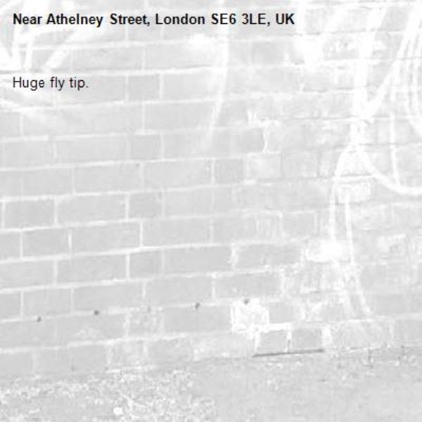 Huge fly tip. -Athelney Street, London SE6 3LE, UK