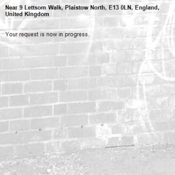Your request is now in progress.-9 Lettsom Walk, Plaistow North, E13 0LN, England, United Kingdom
