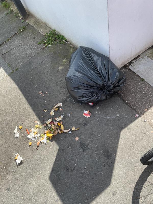 Rubbish on pavement -Other Sports Facility