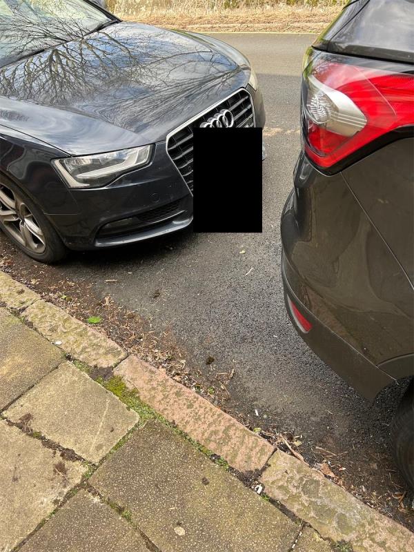 This car is parked outside number 9 and has been there over 2weeks-9 Hughenden Drive, Leicester, LE2 7PW