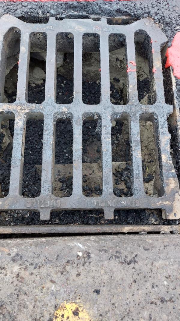 This is a picture of the road drain on Norcot Rd opposite Church End Lane. As you can see it is now completely blocked by debris. This drain has been reported many, many times and still nothing has been done. Can someone please own this issue and get fixed. Thank you.-1 Church End Lane, Tilehurst, RG30 4XA, England, United Kingdom