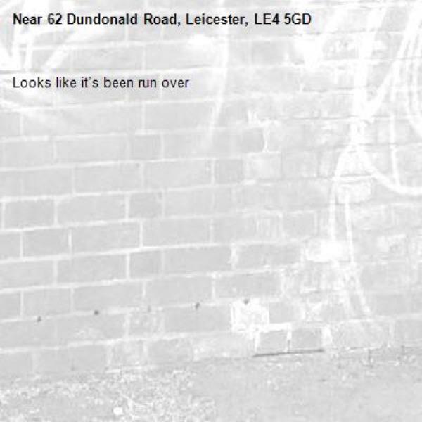 Looks like it’s been run over-62 Dundonald Road, Leicester, LE4 5GD