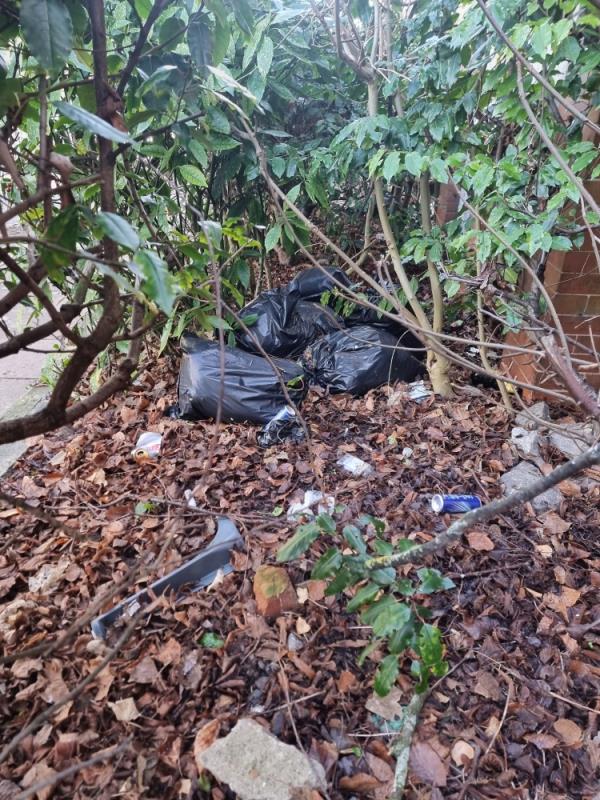 Combination fly tipping excessive litter -Bradgate House, 136 Westcotes Drive, Western Park, LE3 0QS, England, United Kingdom