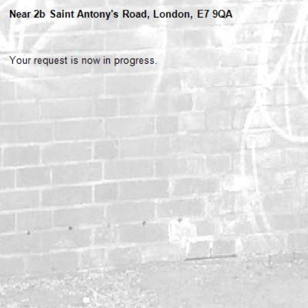 Your request is now in progress.-2b Saint Antony's Road, London, E7 9QA