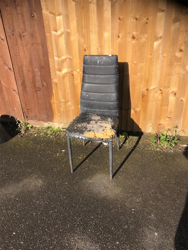 Please clear dumped chair-1 Lucorn Close, London, SE12 0SX