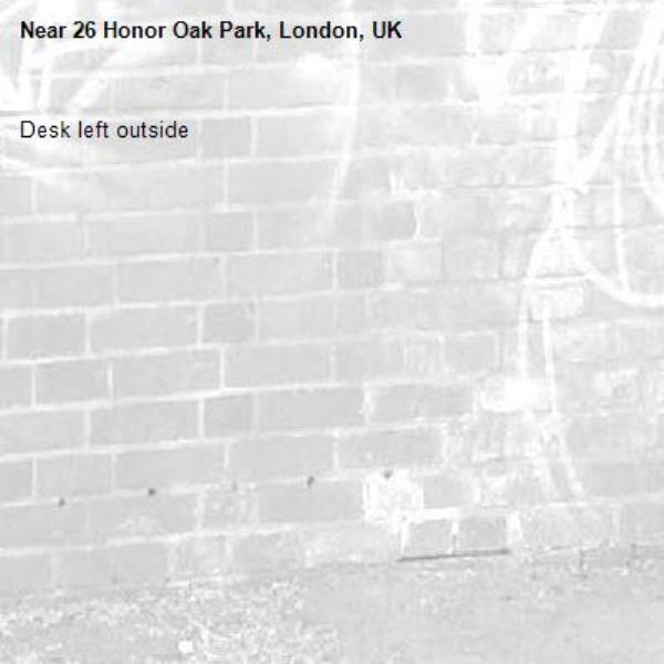 Desk left outside-26 Honor Oak Park, London, UK