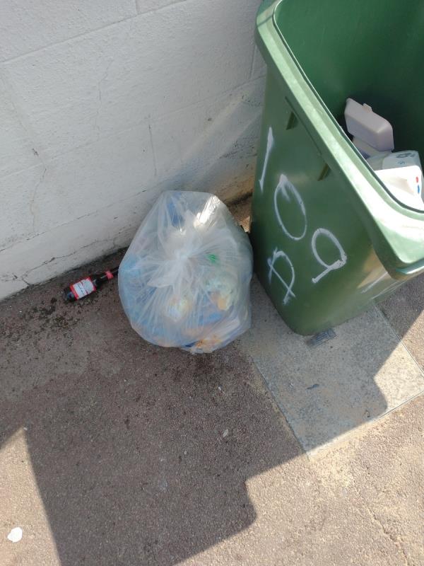 Not occupants rubbish.
Tennant Business waste -71 St Albans Avenue, East Ham, London, E6 6HH