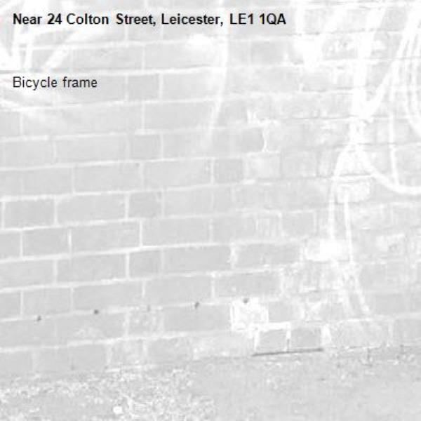Bicycle frame-24 Colton Street, Leicester, LE1 1QA