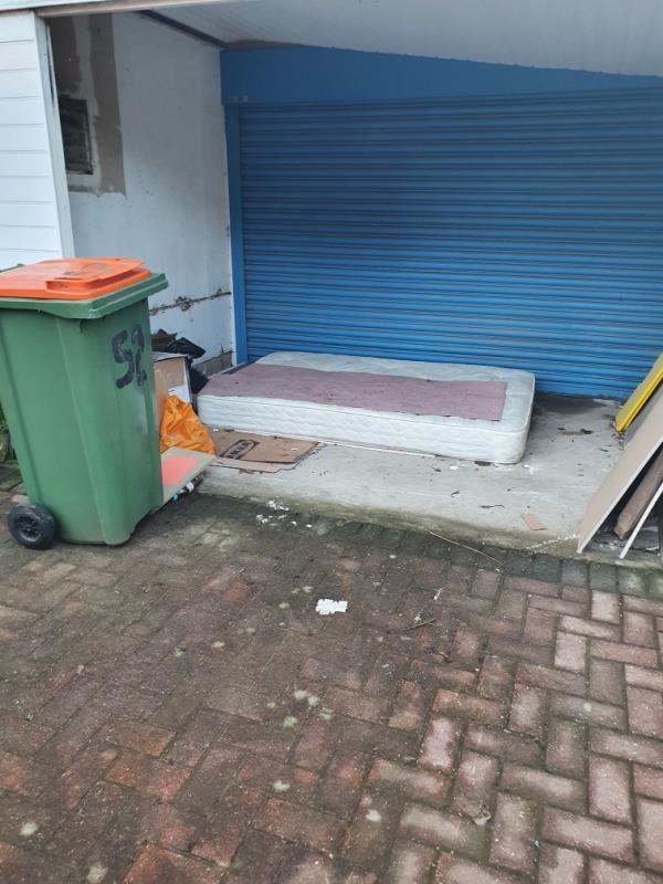 I reported that a homeless person has put a matress in the porch of my garage. I ask that it is removed rather than have to put it on the street to be removed which would be flytipping.
I paid to remove my own matress recently. Don't see that we should have to pay to remove something someone dumped.
Your team came by and said they couldn't find the matress. It is very obvious in front of the garage doors for number 52. Next to the primary school gates.
Thank you. -52 St Antonys Road, Forest Gate, London, E7 9QA