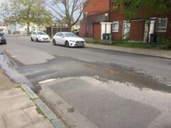 Water Leak  in Roadway-1 Wantage Road SE12