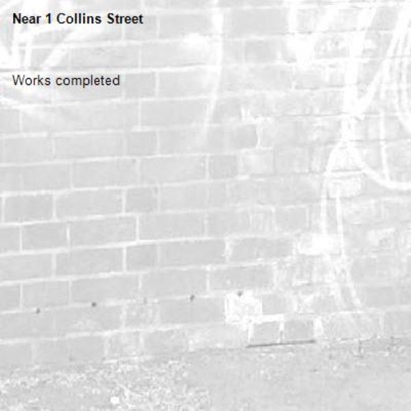 Works completed -1 Collins Street