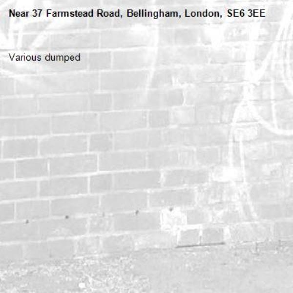 Various dumped -37 Farmstead Road, Bellingham, London, SE6 3EE