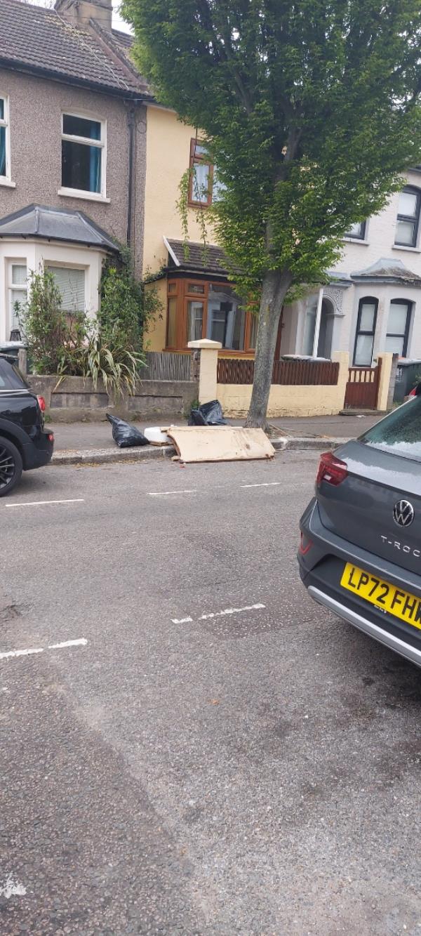 Flytipping building waste-122 Ridley Road, Forest Gate, London, E7 0LX
