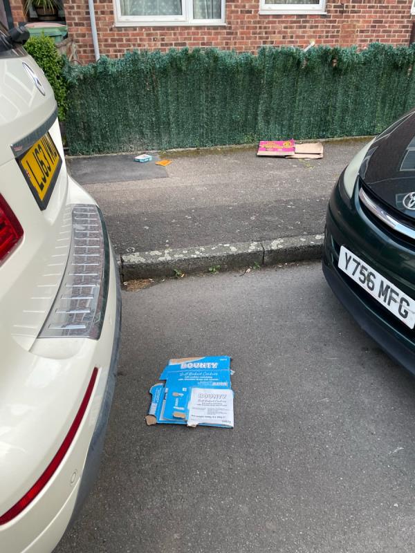 Fly-tipping around the area Welsh close-4 Welsh Close, Plaistow, E13 8DU