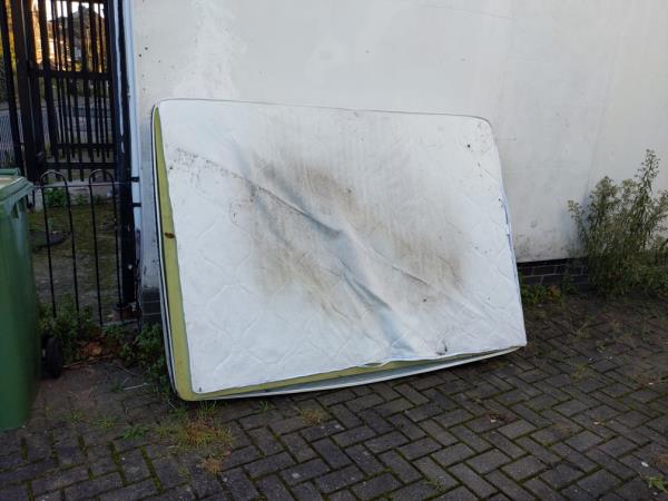 Mattress dumped next to no 12 not their item -12 Lovage Approach, Beckton, E6 5UL, England, United Kingdom